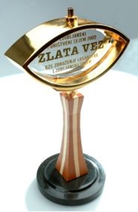 Picture of 1. Preis „zlata vez“ auf der Möbelmesse Ljubljana 2002