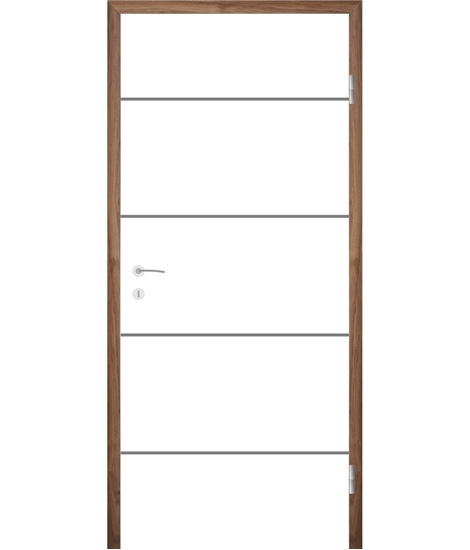 Weißlackierte Innentür COLORline – EASY R27L