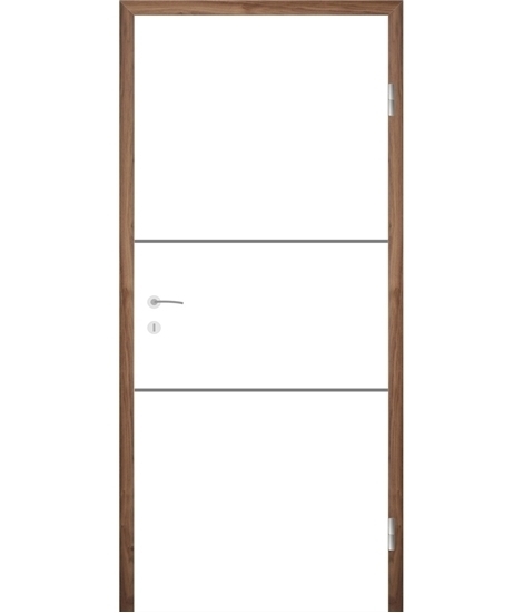 Weißlackierte Innentür COLORline – EASY R74L